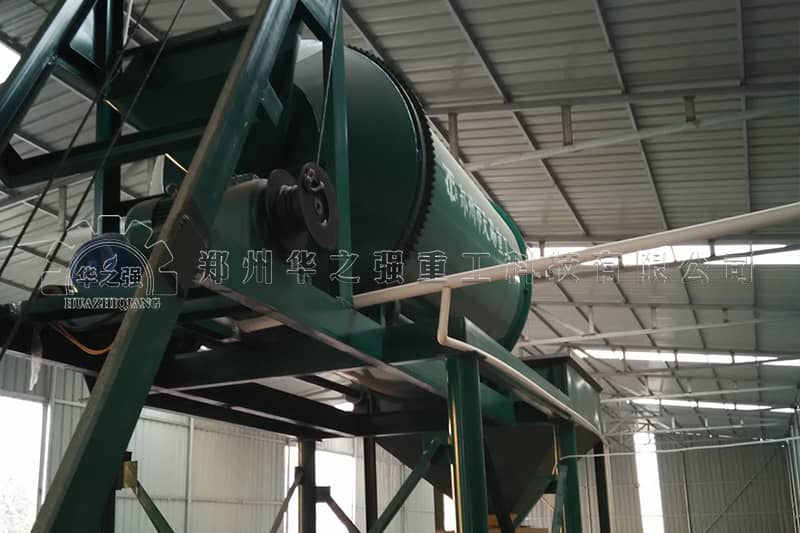 河南杞縣BB肥設備生產線安裝現場